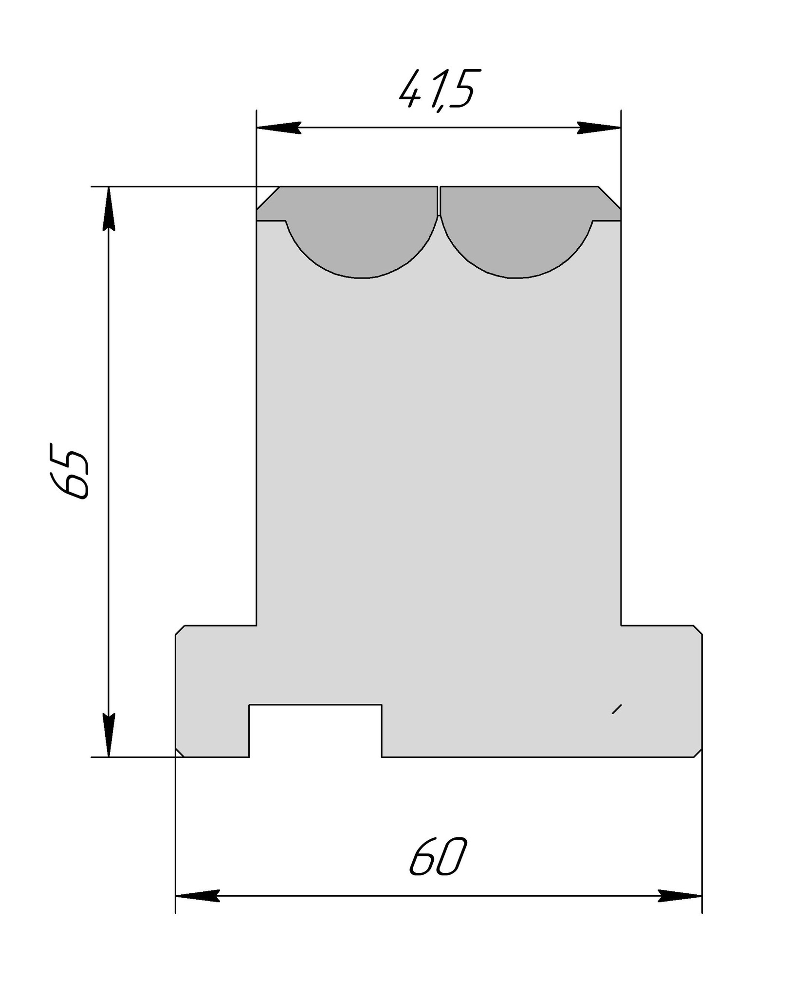 Матрица Wing Bend RVP 652 V13 H65