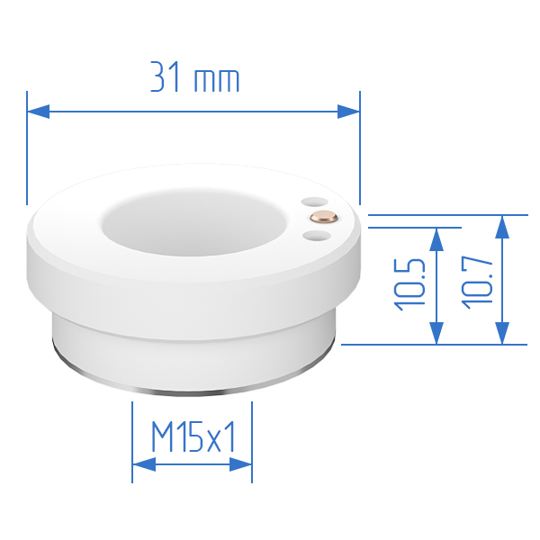 P0595-92036 Керамический держатель сопла KT X D31 M15