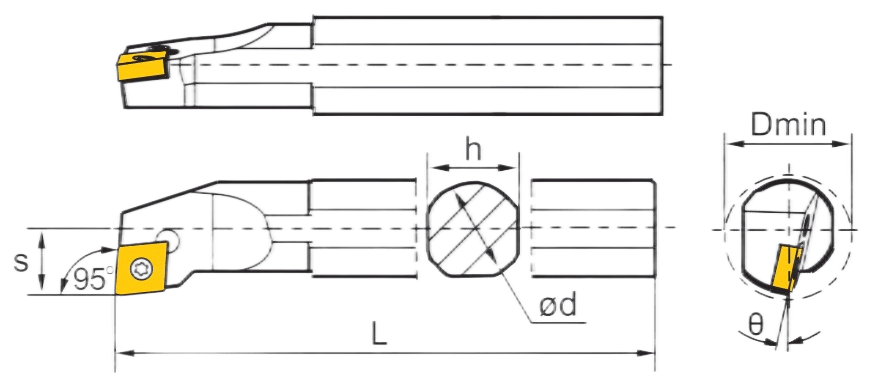 S25T-SCLCL09, Державка ZCC-CT