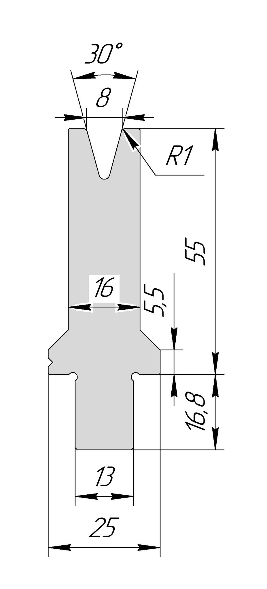 Матрица WM 3261 30° H55 V8