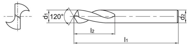 1143SC120-0500 KDG303, Сверло ZCC-CT
