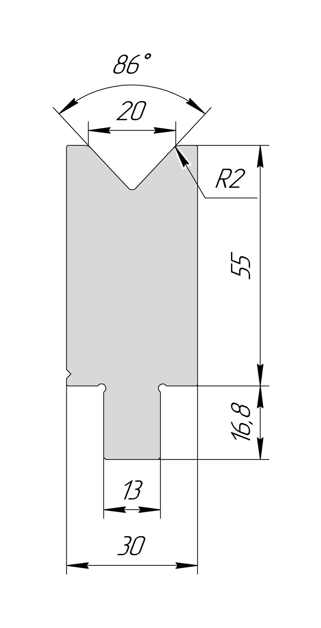 Матрица WM 3255 86° H55 V20