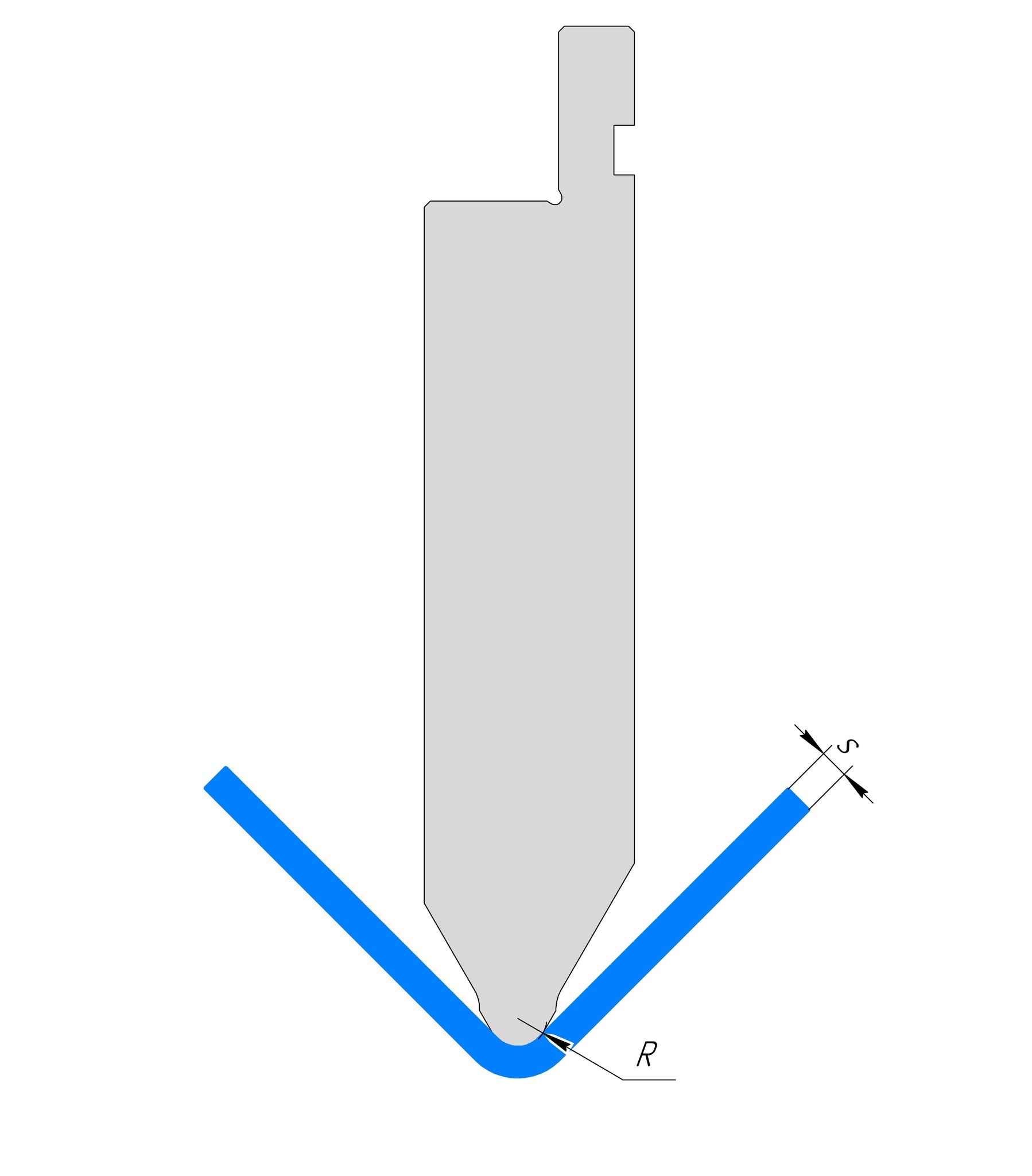 Пуансон AP 0013 60° H145 R5