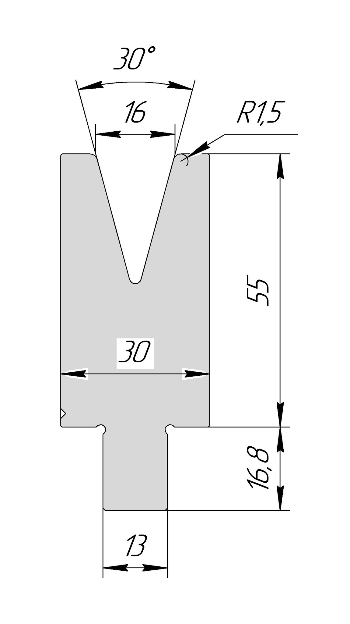 Матрица WM 3264 30° H55 V16