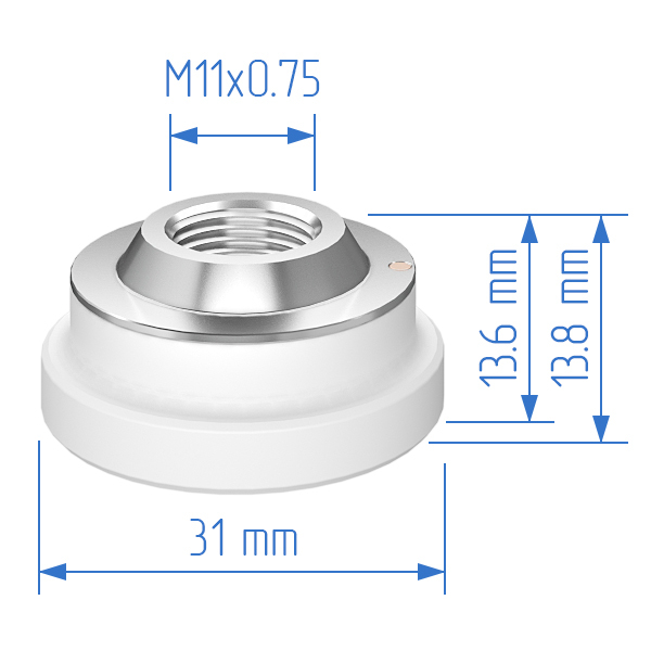 P0595-94097 Керамический держатель сопла KT XB D31 M11