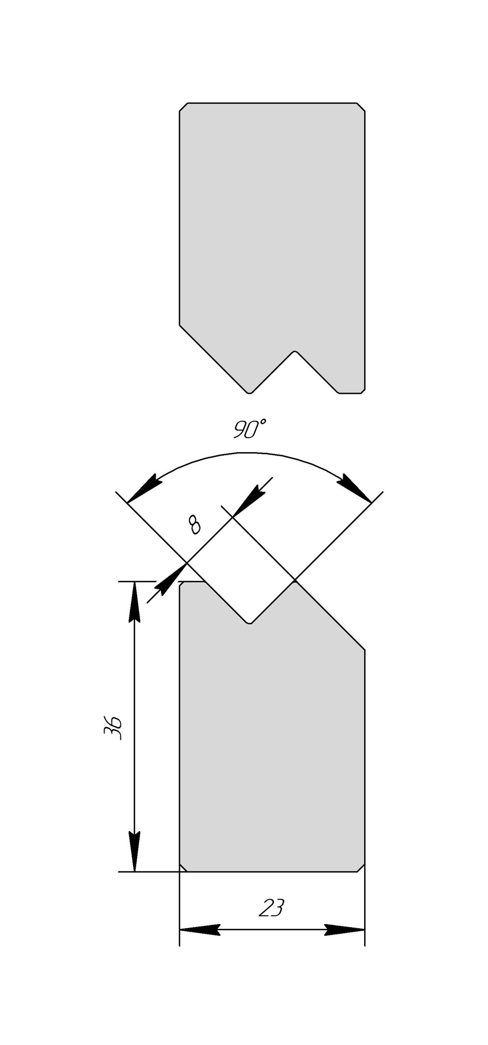 Z-вставки AZI 1144 90° Z8