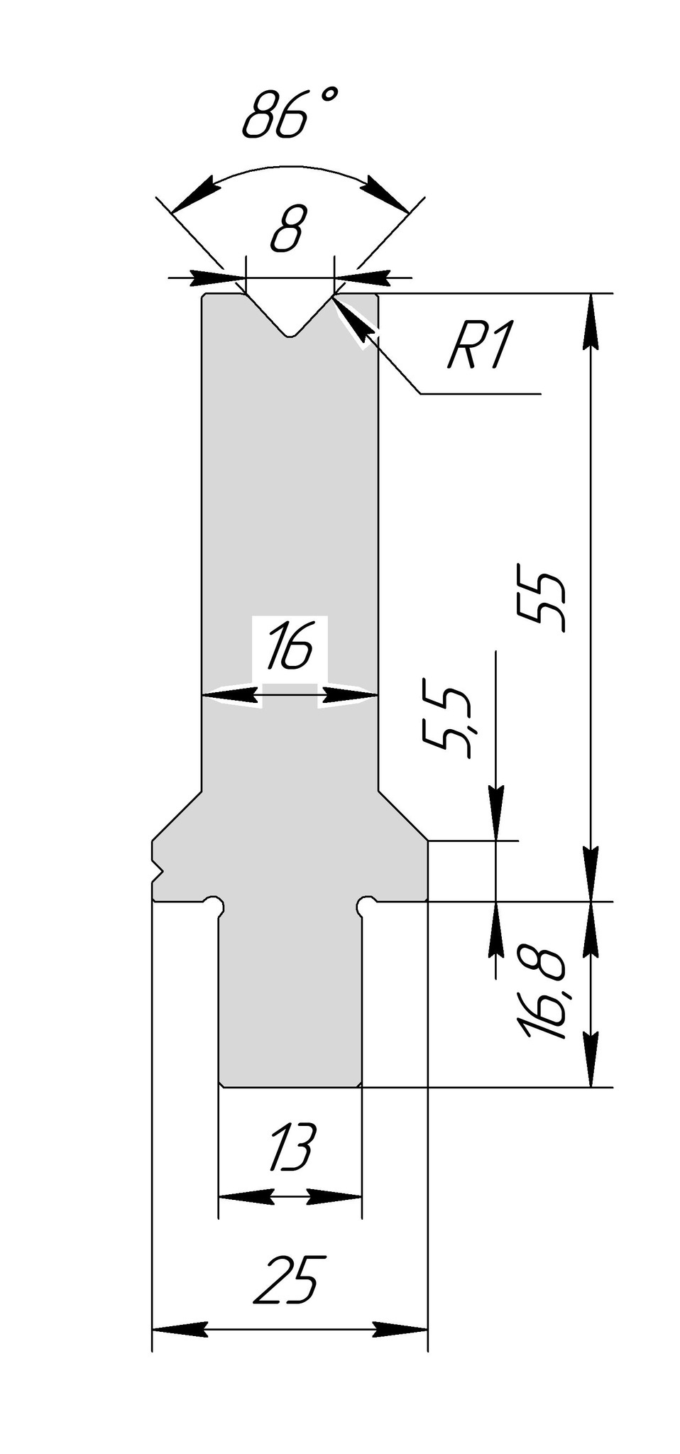 Матрица WM 3251 86° H55 V8