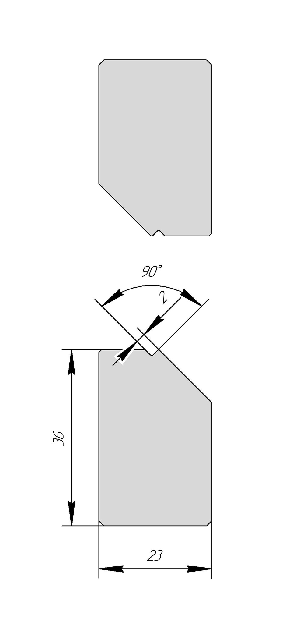 Z-вставки AZI 1274 90° Z2