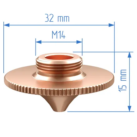 Сопла HS (High Speed) D32 H15 M14