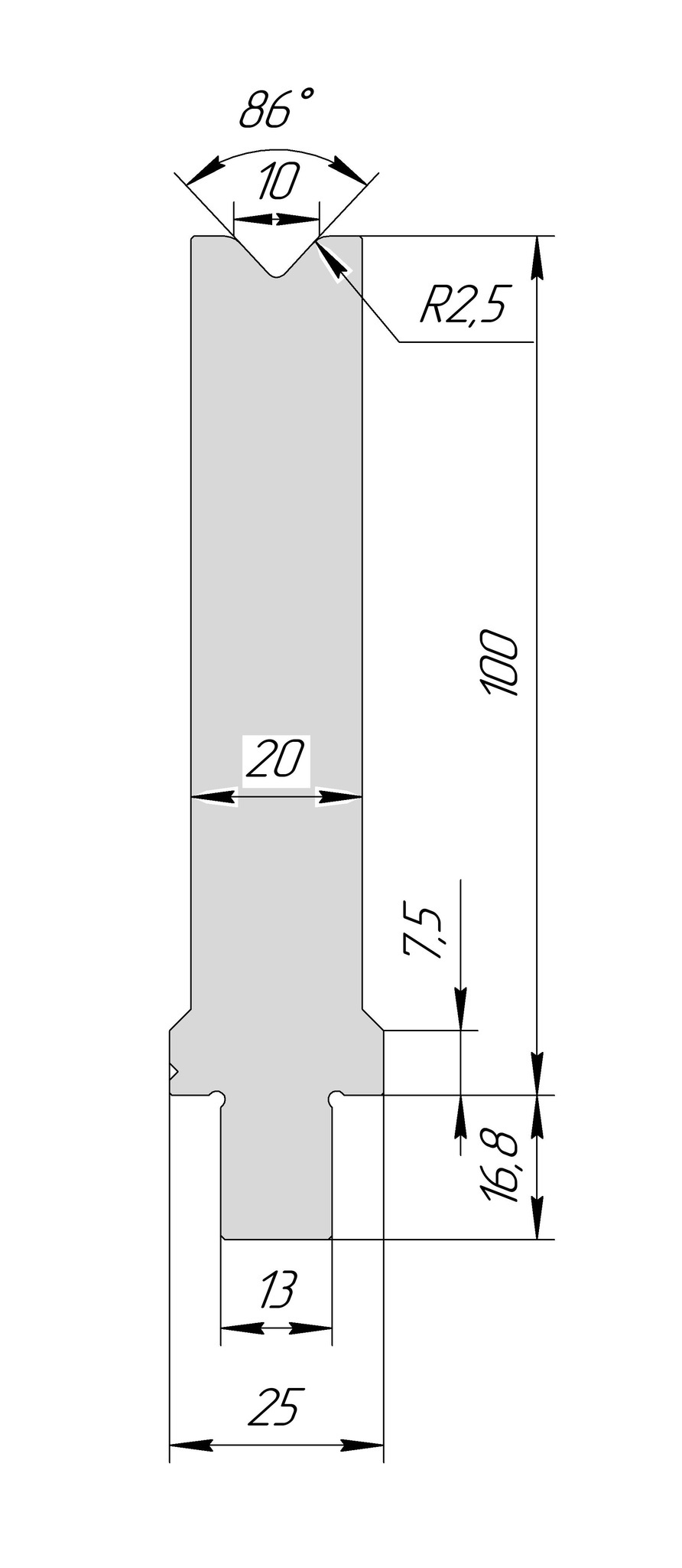 Матрица WM 3272 86° H100 V10