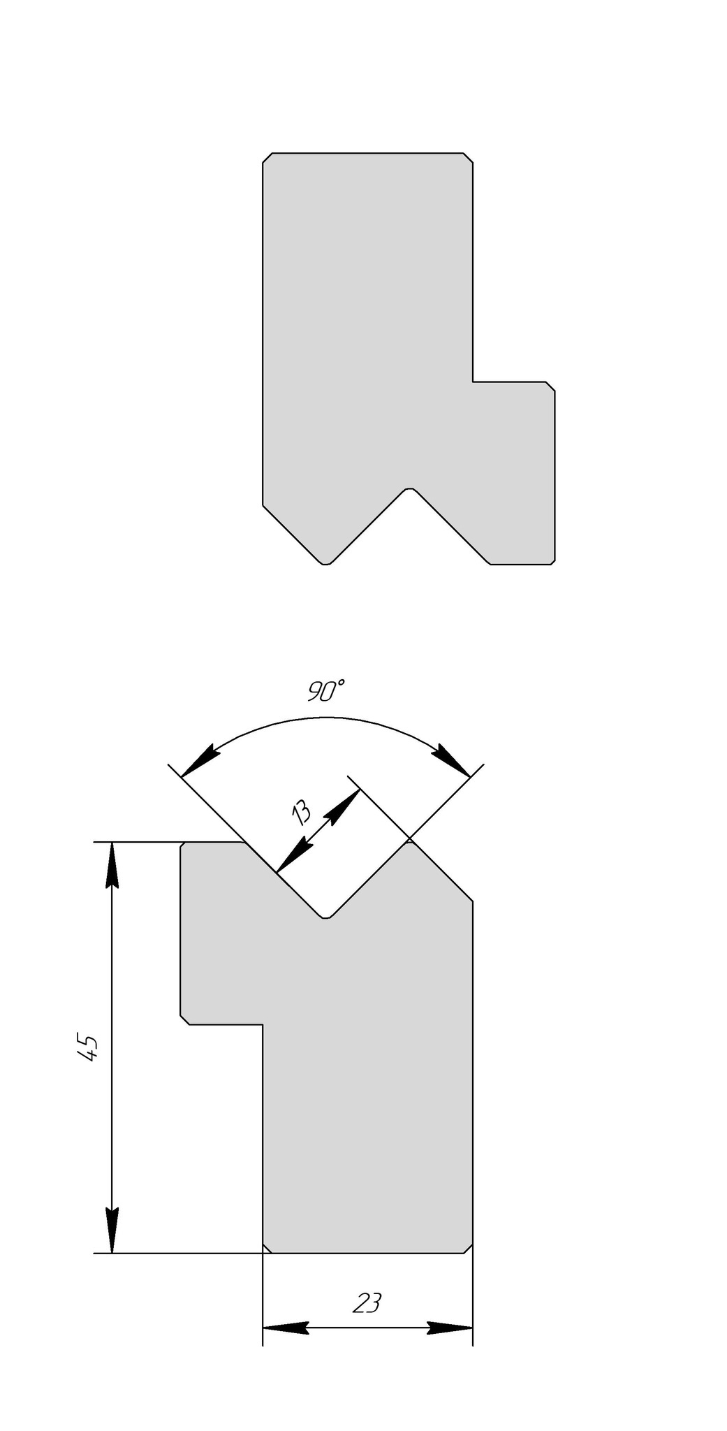 Z-вставки AZI 1278 90° Z13