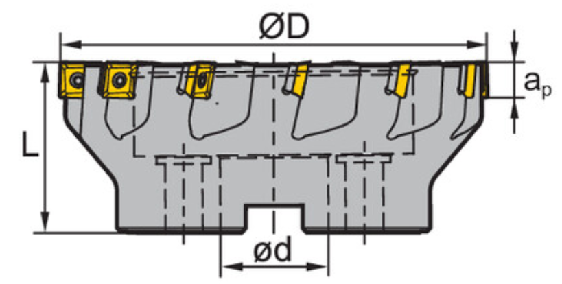 FMP02-160-C40-SE12-08, Фреза ZCC-CT | Промышленные Партнёры