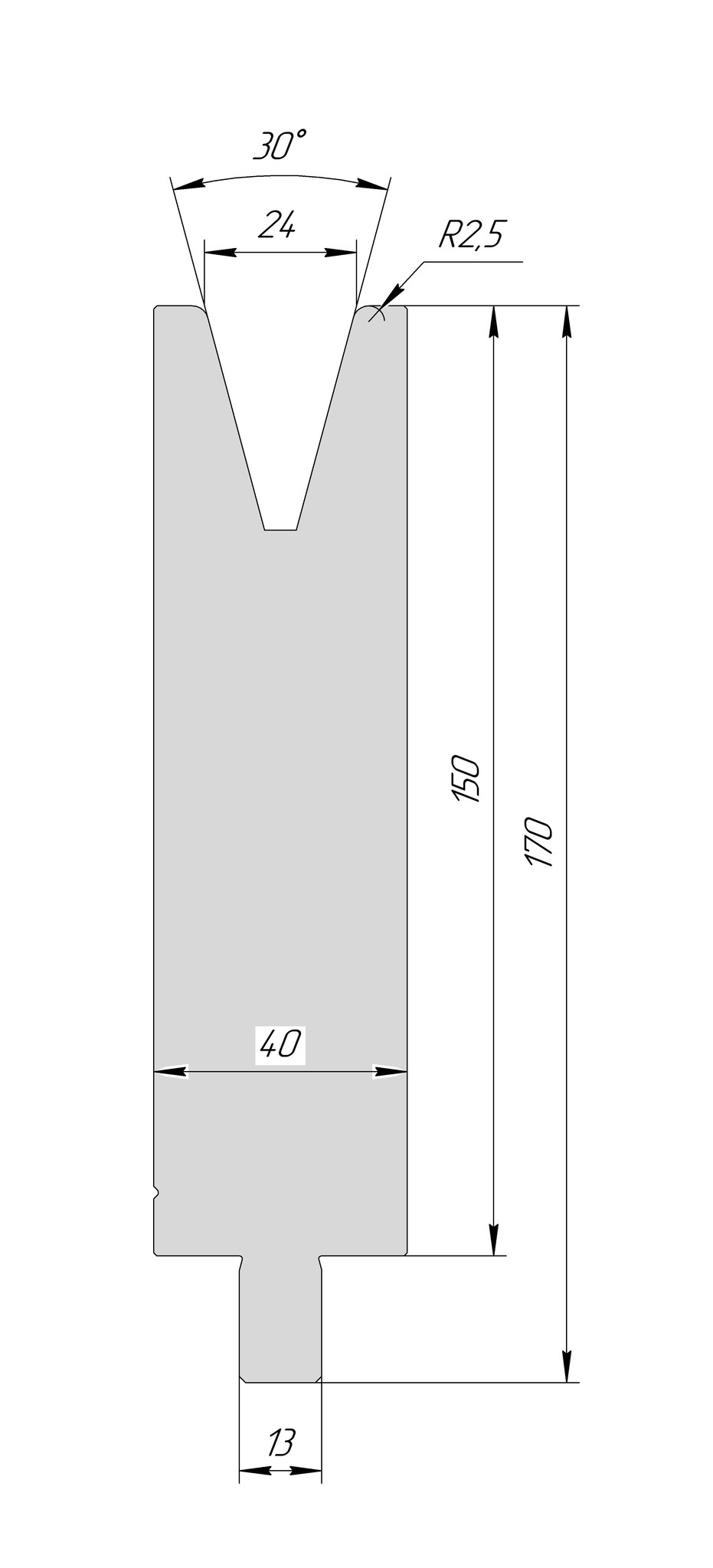 Матрица TM 3156 30° V24 H150