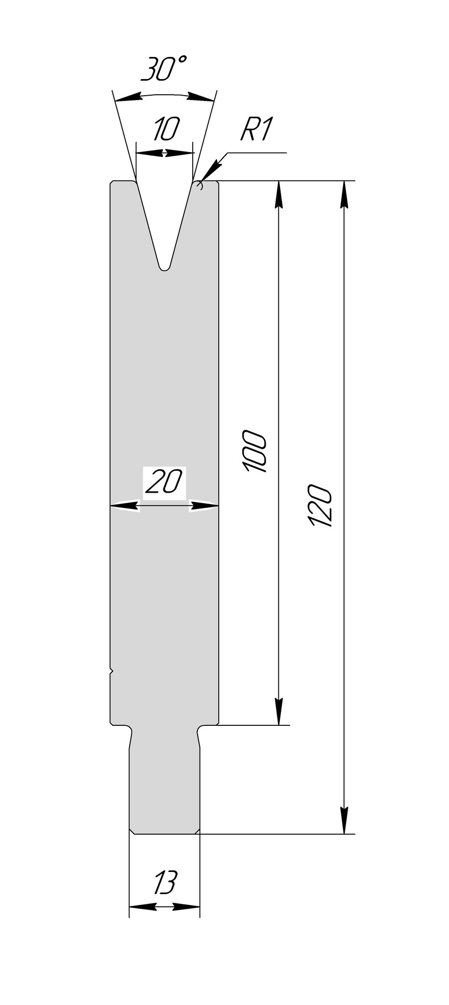 Матрица TM 3208 30° V10 H100