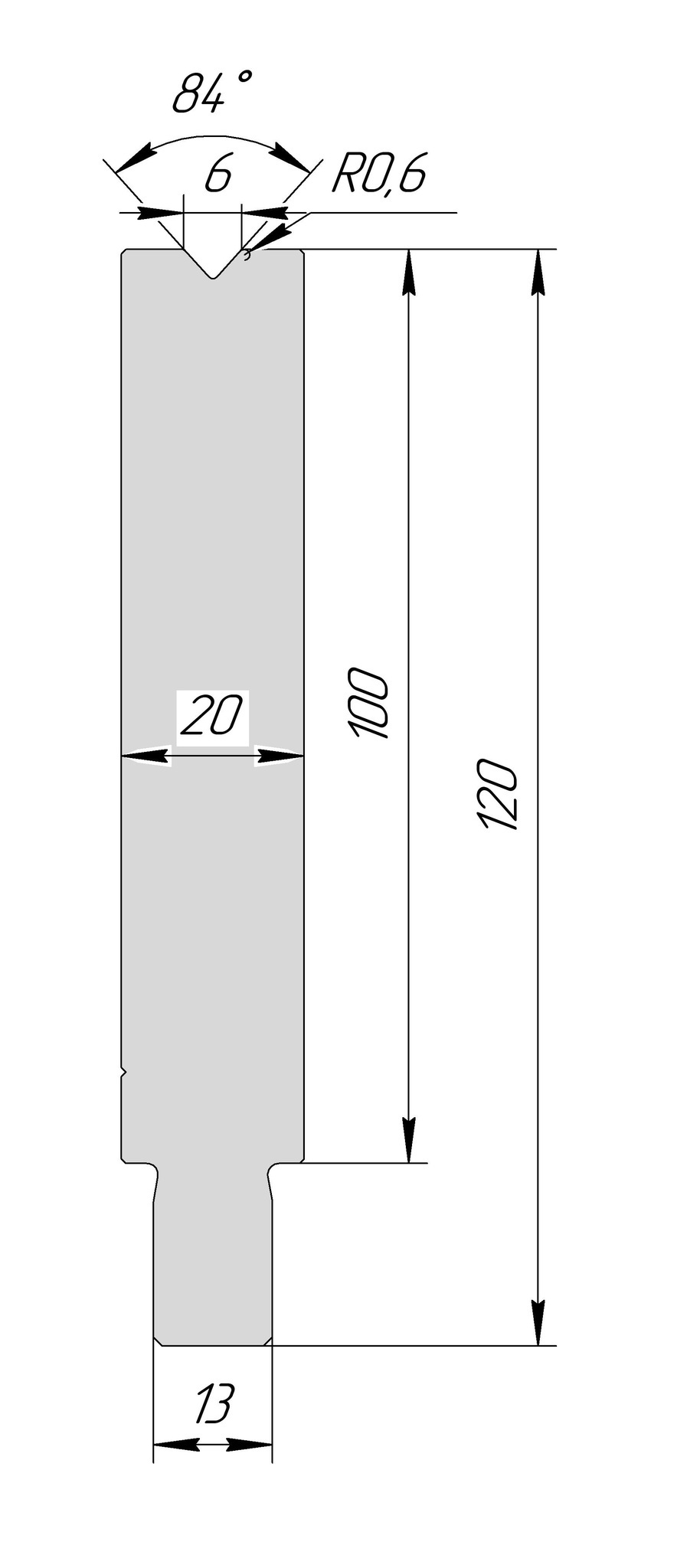 Матрица TM 3225 84° V6 H100