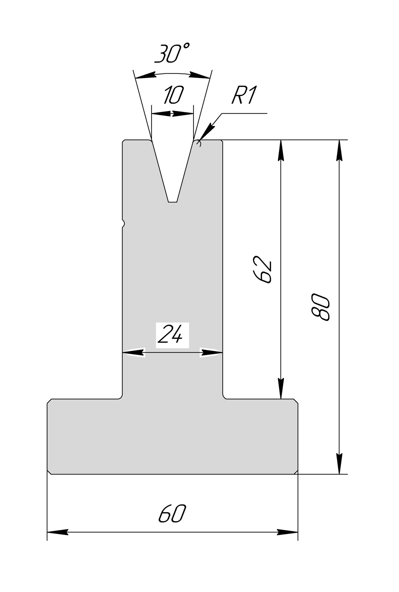 T-матрица AT 3044 30° V10 H80